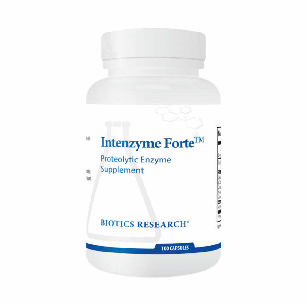 Intenzyme Forte - 100 Tablets | Biotics Research