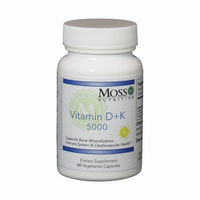 Vitamin D + K 5000 - 60 Capsules | Moss Nutrition