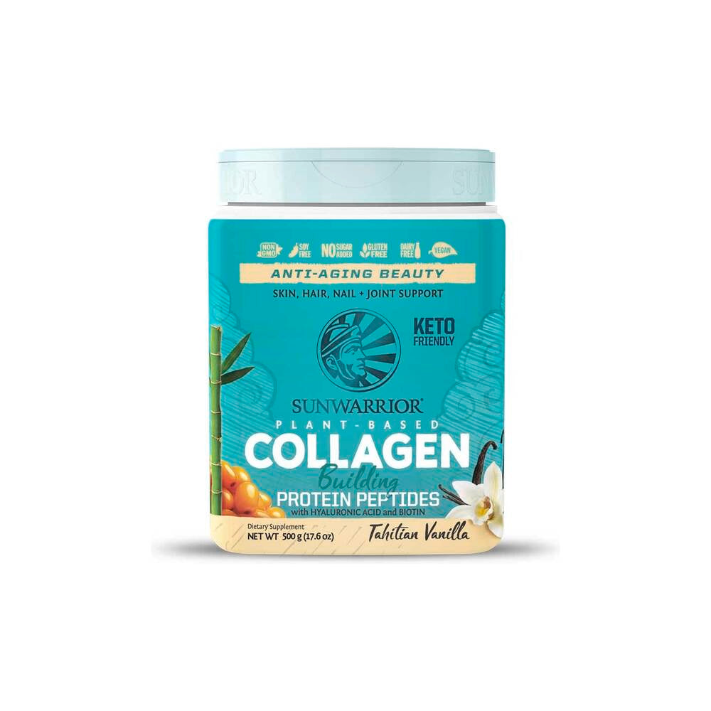 Collagen Plant Based Protein Peptides (Vanilla Flavour) - 500g | Sunwarrior